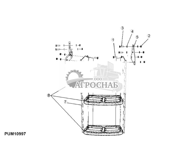 ПРАВАЯ СТУПЕНЬКА (КАБИНА) (ДОПОЛНИТЕЛЬНОЕ ОБОРУДОВАНИЕ) - ST305257 441.jpg
